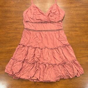 Altar'd State Dusty Rose Mini Dress